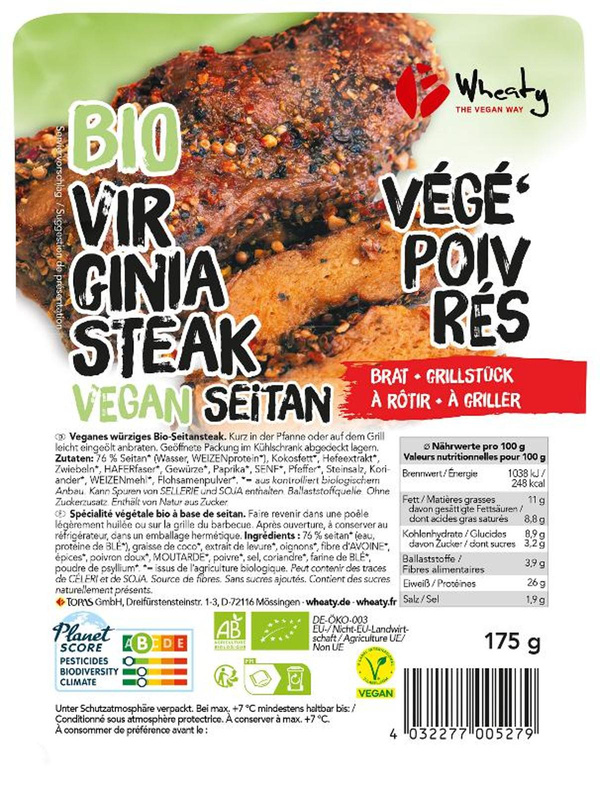 Produktfoto zu Veganes Steak