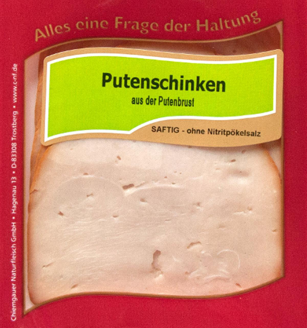 Produktfoto zu Putenschinken geschnitten