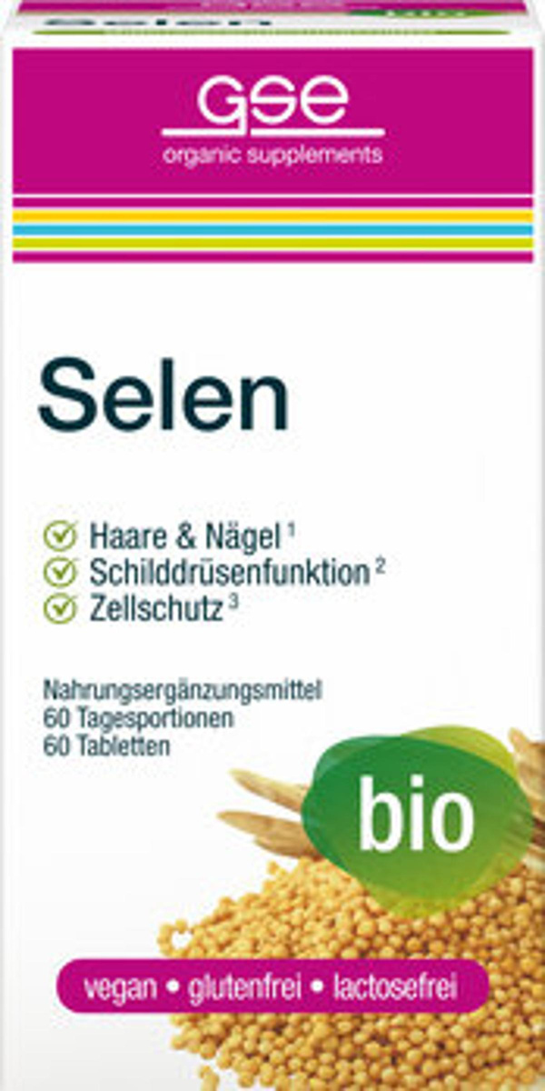 Produktfoto zu GSE Selen Compact 500mg 60 Stück