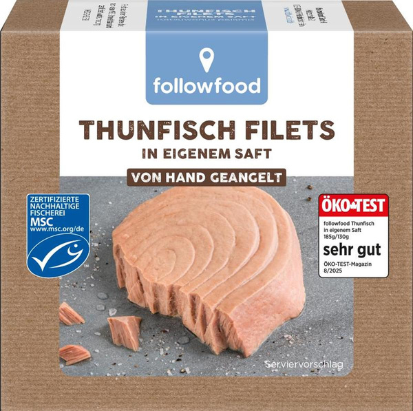 Produktfoto zu Thunfisch Filets im eigenen Saft