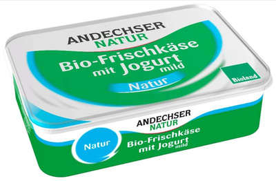 Produktfoto zu Bio- Ziegenfrischkäse von Andechser