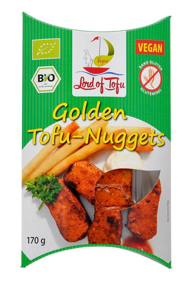 Produktfoto zu Golden Tofu-Nuggets