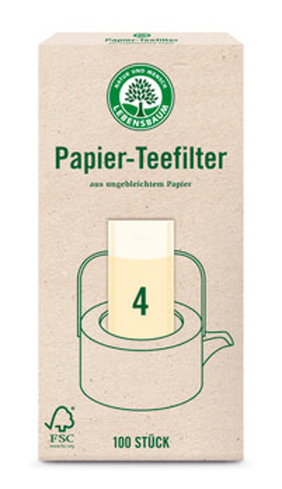 Produktfoto zu Papier-Teefilter Größe 4