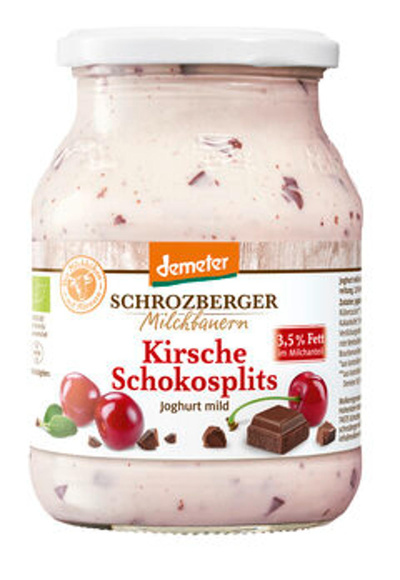 Produktfoto zu Winterjoghurt Kirsche-Schokosplits
