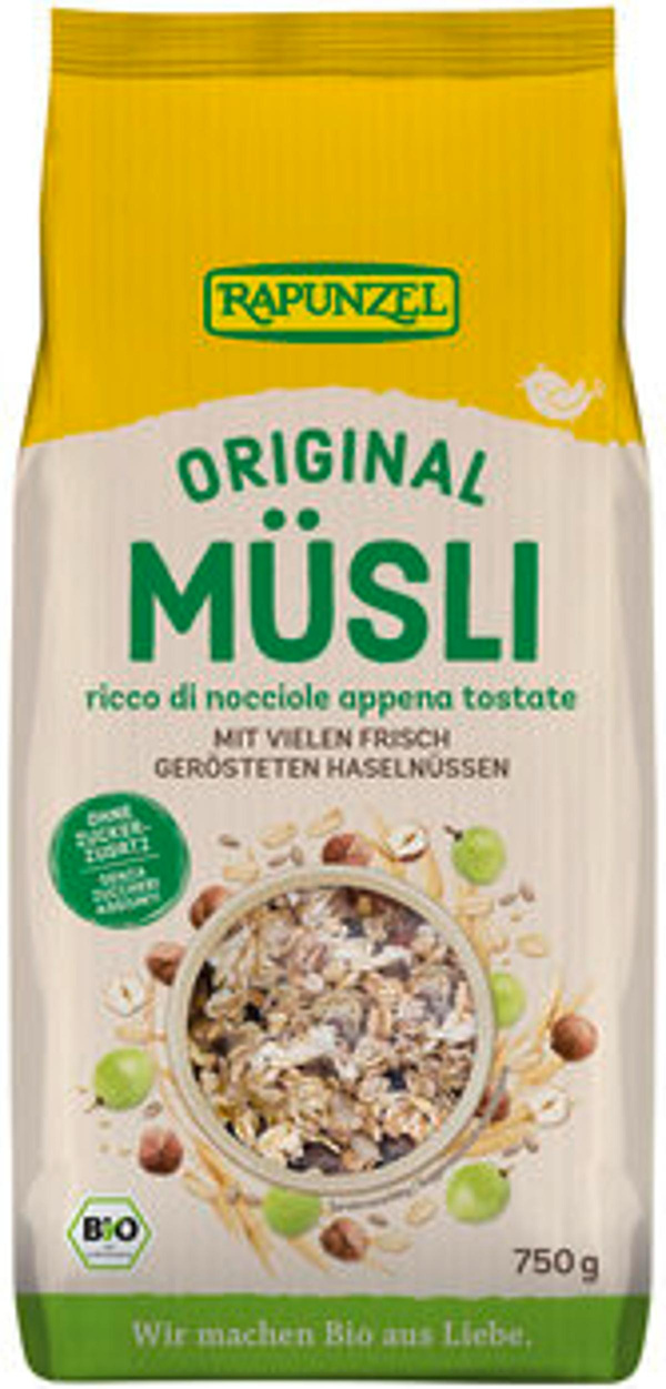 Produktfoto zu Rapunzel Original Müsli 750g
