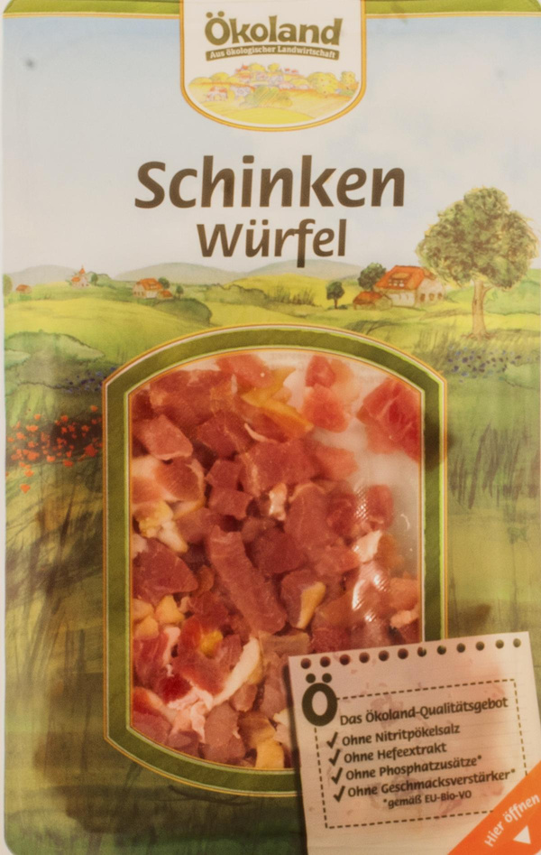 Produktfoto zu Schinkenwürfel luftgetrocknet geräuchert