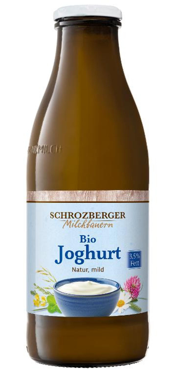 Produktfoto zu Joghurt natur mild 3,5% - Flasche