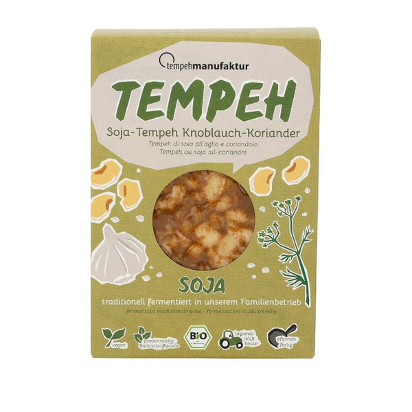 Produktfoto zu Tempeh Knoblauch-Koriander