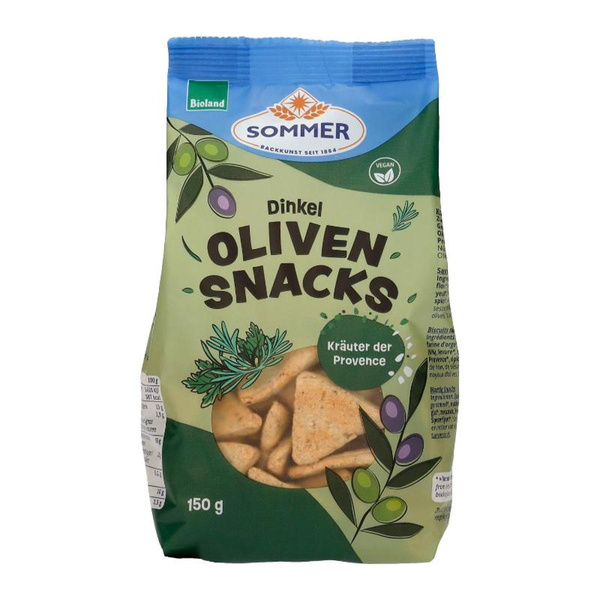 Produktfoto zu Dinkel Oliven-Snacks mit Kräuter der Provence