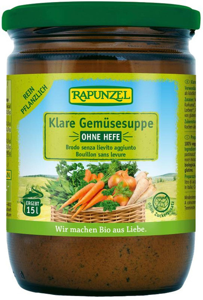 Produktfoto zu Klare Gemüsesuppe ohne Hefe