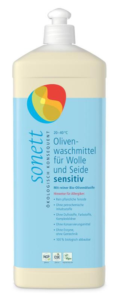 Produktfoto zu Waschmittel Olive für Wolle und Seide