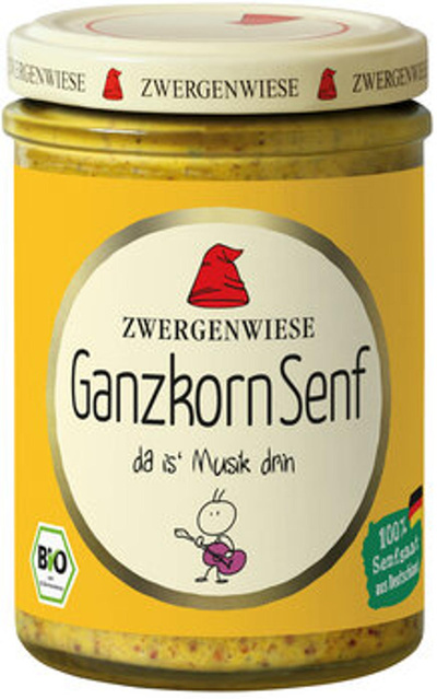 Produktfoto zu Zwergenwiese Senf Ganzkorn