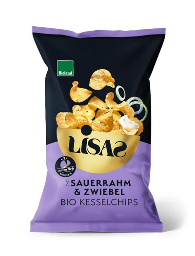 Produktfoto zu Lisas Kesselchips Sauerrahm -