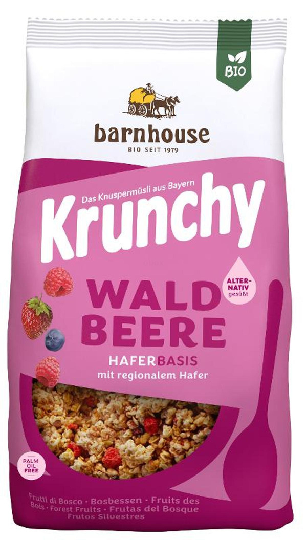 Produktfoto zu Barnhouse Krunchy PUR Waldbeere Müsli