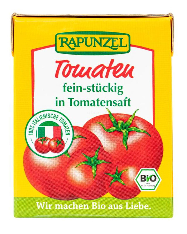 Produktfoto zu Tomaten, fein stückig, im Tetra Pak