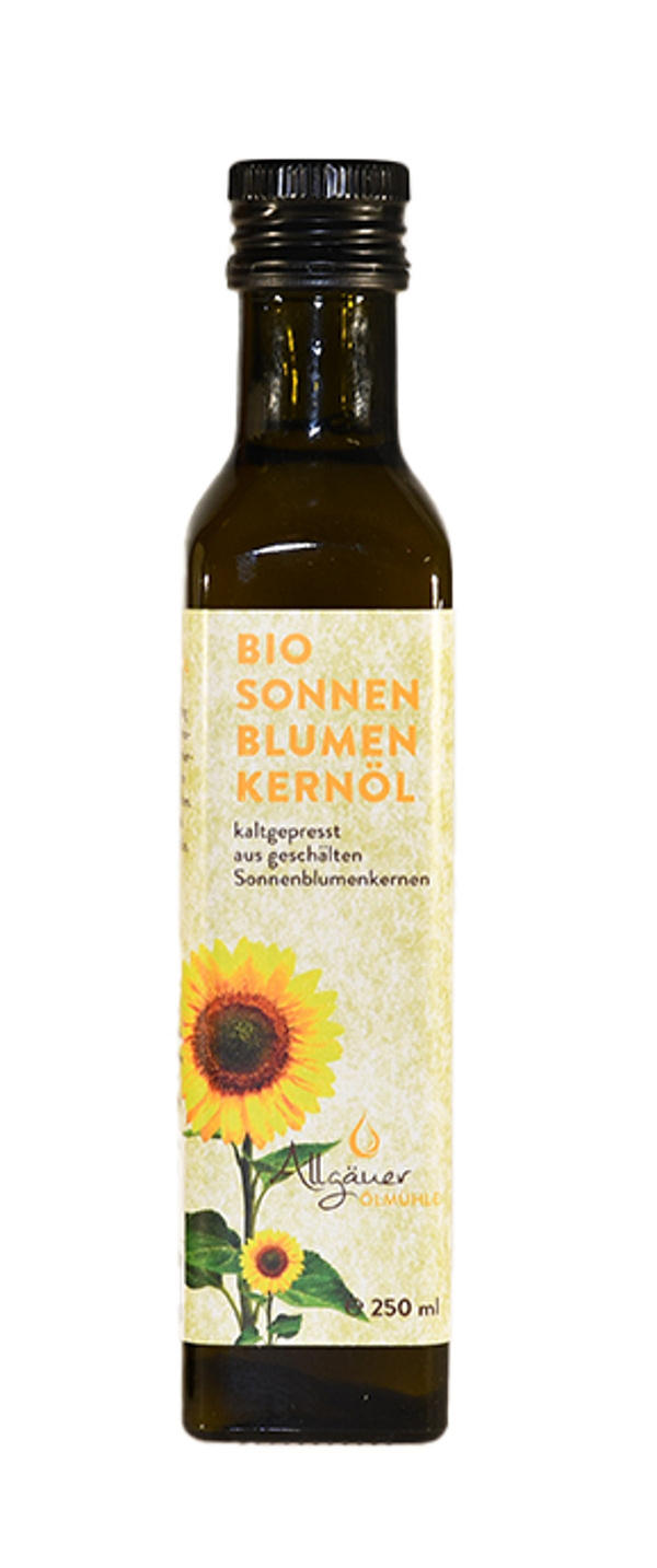 Produktfoto zu Bio Sonnenblumenöl aus dem Allgäu