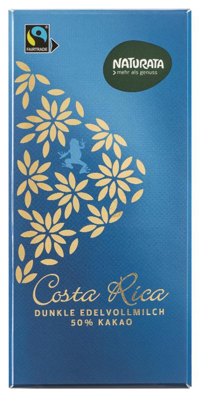 Produktfoto zu Edelvollmilchschokolade Costa Rica 50%