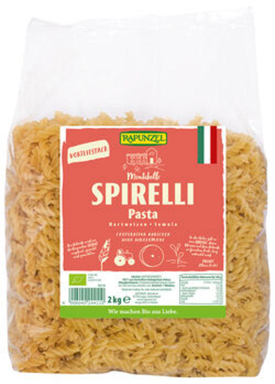 Produktfoto zu Rapunzel Spirelli Semola - 2kg Großverpackung