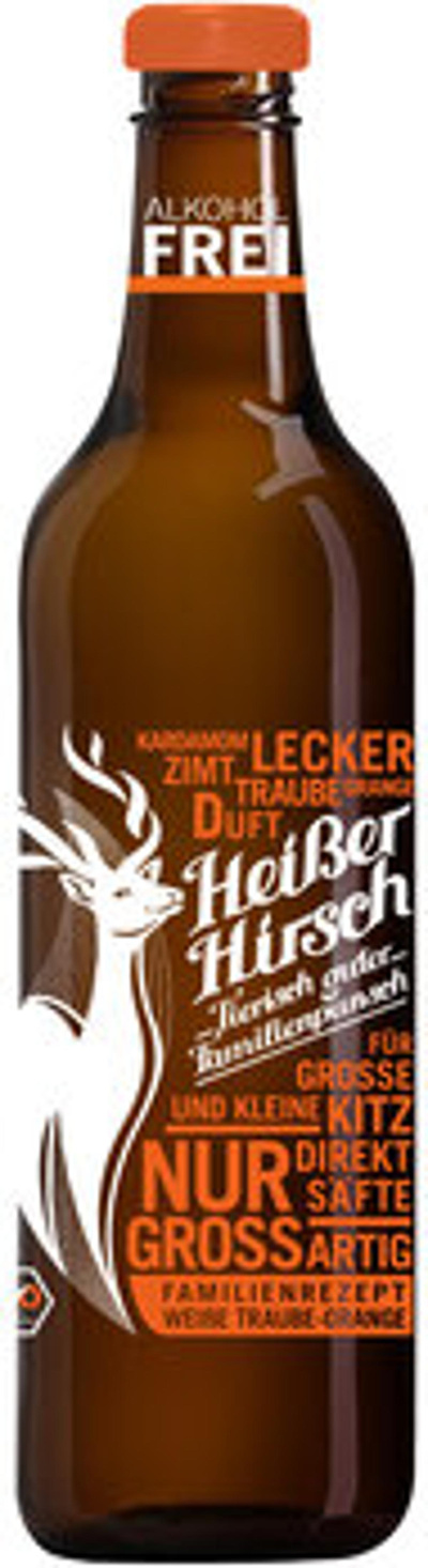 Produktfoto zu Familienpunsch Heißer Hirsch orange mit Orange und Traube