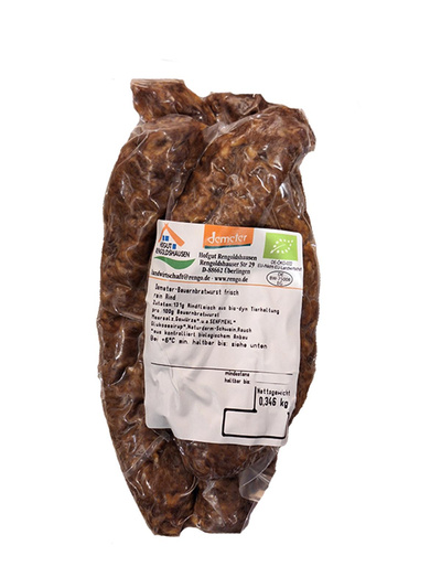 Produktfoto zu Bauern-Bratwurst Rind grob