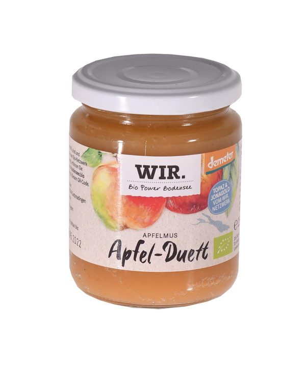 Produktfoto zu WIR Apfelmus Duett Topaz & Jonagold