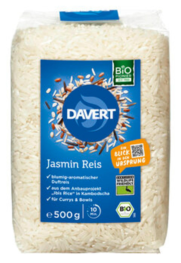 Produktfoto zu Davert Jasminreis weiß