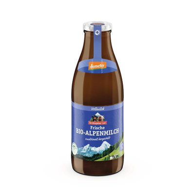 Produktfoto zu Frische Vollmilch aus dem Alpenland