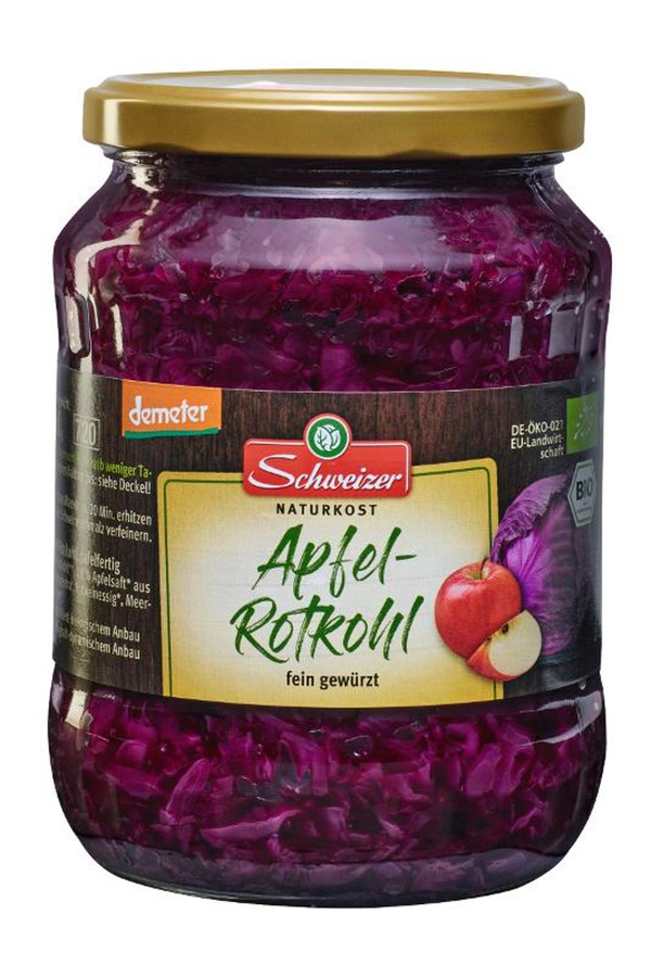 Produktfoto zu Apfel Rotkohl