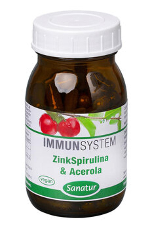 Produktfoto zu Sanatur Zink Spirulina & Acerola Kapseln