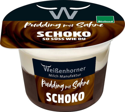 Produktfoto zu Schoko Pudding mit Sahnetopping