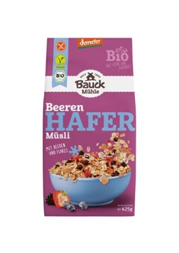 Produktfoto zu Hafer Müsli Beeren glutenfrei