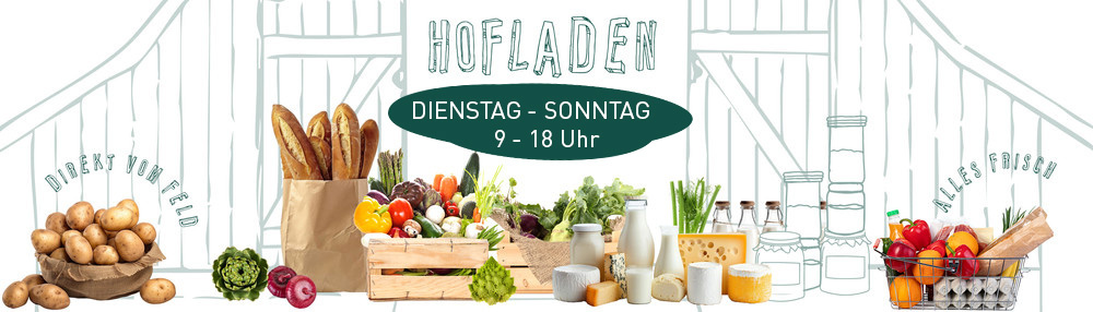 KI generiert: Das Bild zeigt eine junge Frau, die ein Tablett mit Gemüse hält, neben einer Kuh. Im Hintergrund befinden sich Zeichnungen eines Bauernhofs und verschiedener Lebensmittel wie Gemüse, Obst und Getränke.