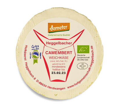 Produktfoto zu Heggelbach Camembert ca. 150 g