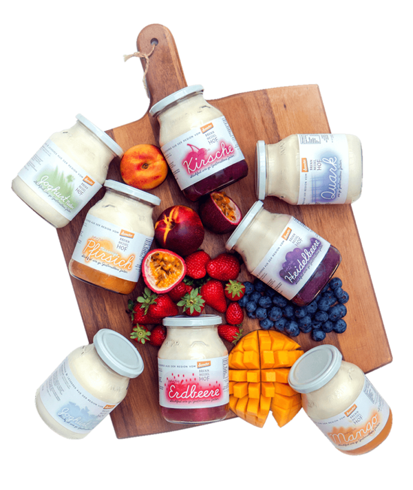 Fruchtjoghurt-Karussel