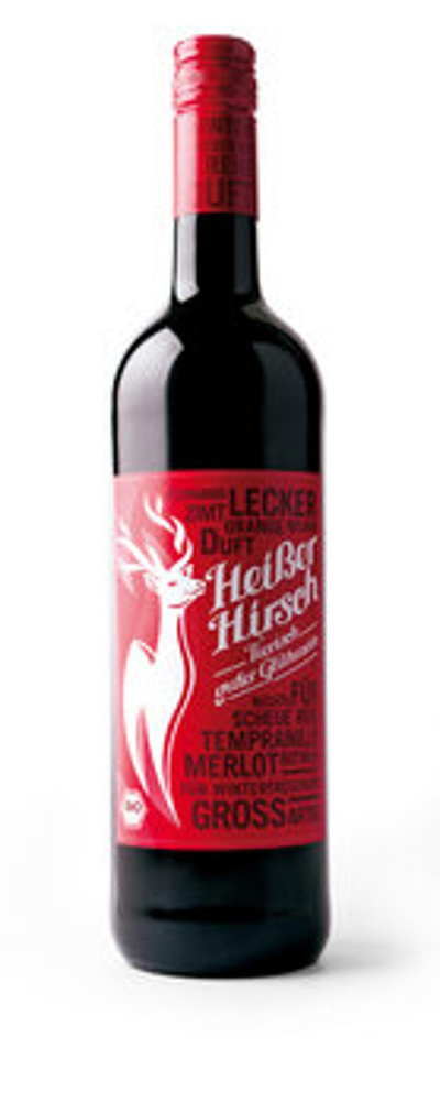 Produktfoto zu HEISSER HIRSCH Glühwein rot
