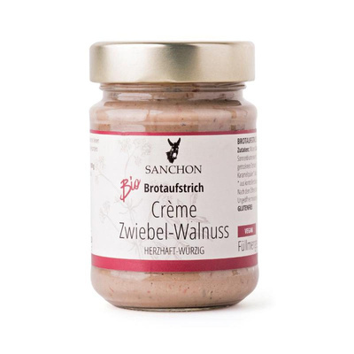 Produktfoto zu Brotaufstrich  Creme Zwiebel Walnuss