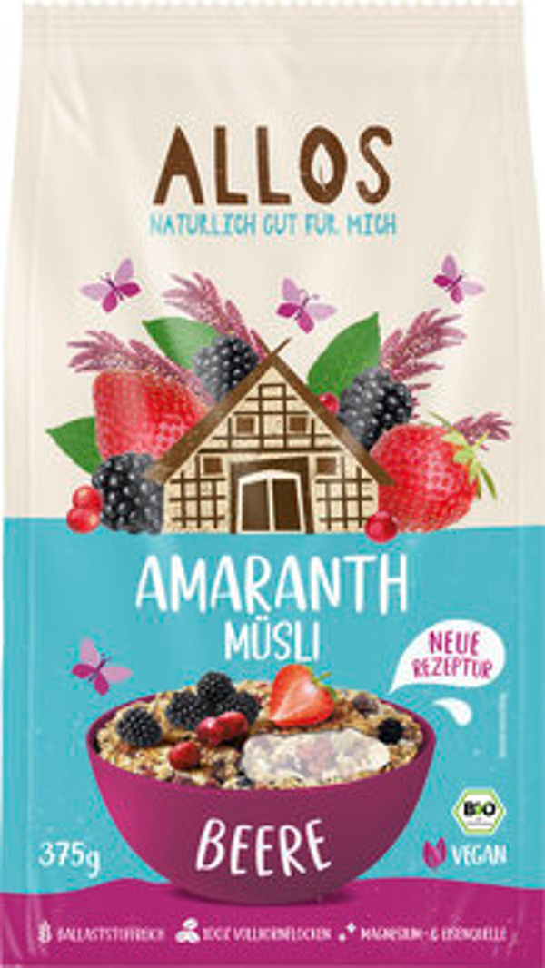 Produktfoto zu Amaranth Beeren Müsli