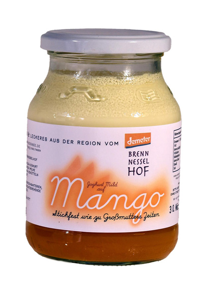 Produktfoto zu Brennesselhof Joghurt auf Frucht Mango