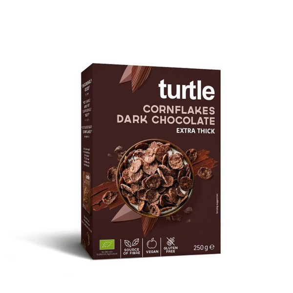 Produktfoto zu Turtle Cornflakes Dark Chocola