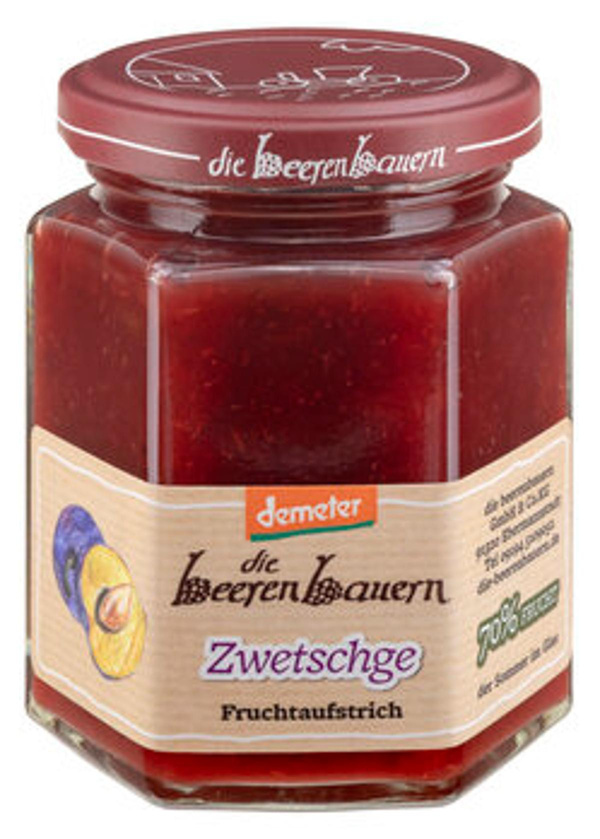 Produktfoto zu die beerenbauern Zwetschge Fruchtaufstrich