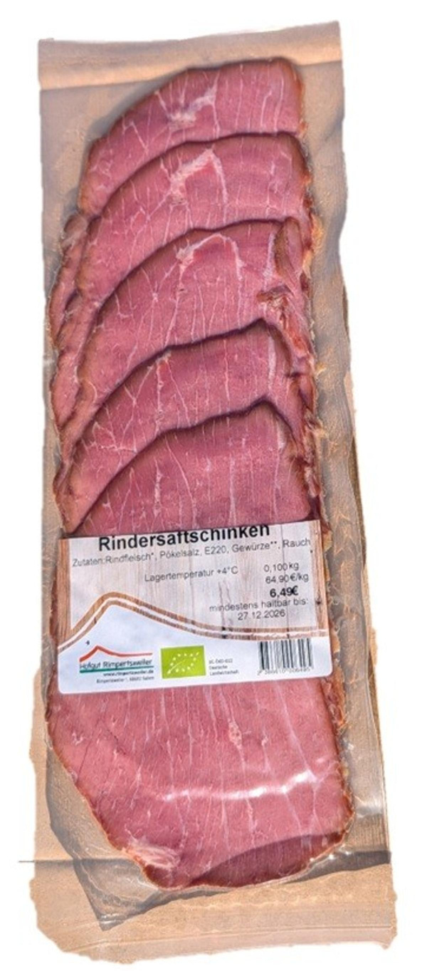 Produktfoto zu Rimpertsweiler Saftschinken Rind
