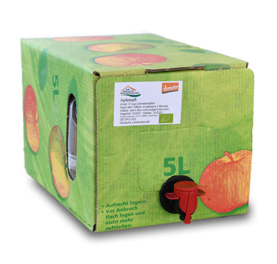 Produktfoto zu Apfelsaft Bag-in-Box