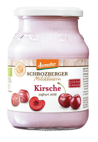 Produktfoto zu Fruchtjoghurt Kirsche DEMETER