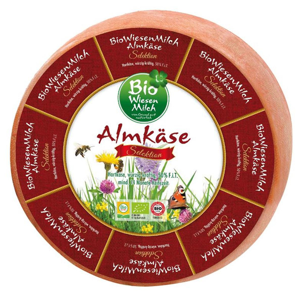 Produktfoto zu Bio Wiese Almkäse 14 Monate