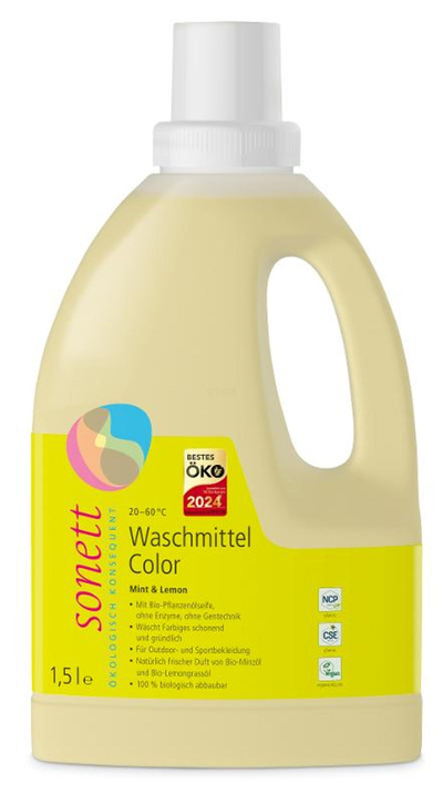 Produktfoto zu Flüssig-Waschmittel Color Mint-Lemon