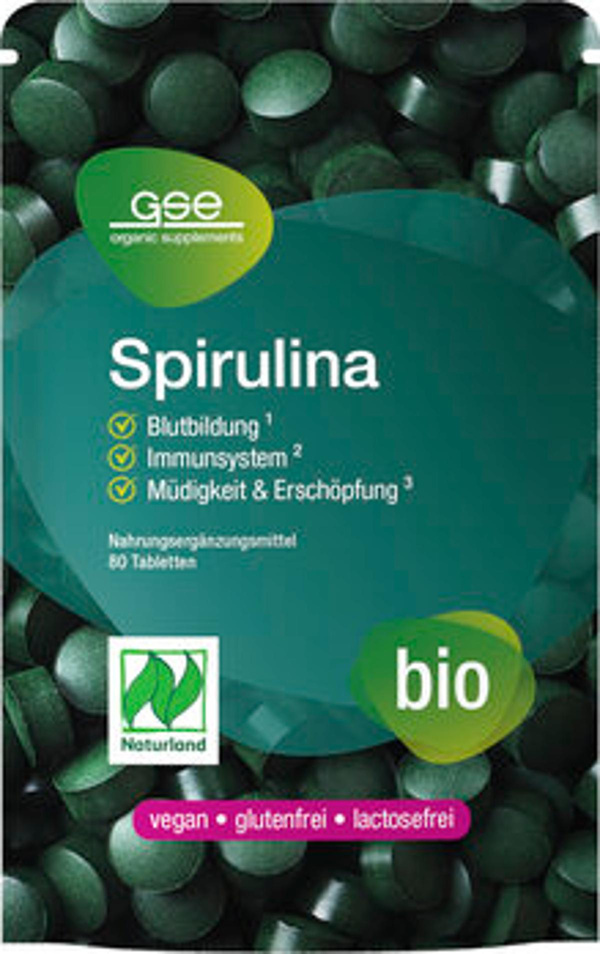 Produktfoto zu GSE Spirulina 500mg 80 Stück