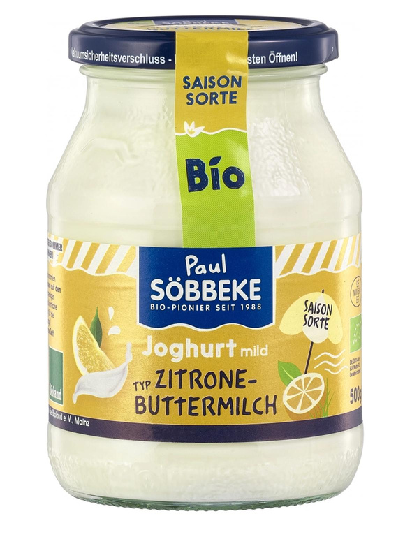 Produktfoto zu Sommerjoghurt Zitrone