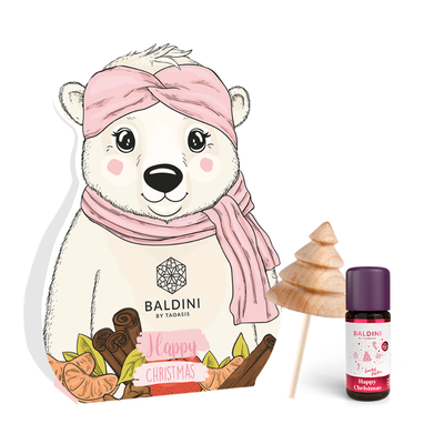 Produktfoto zu Weihnachts-Duftset Eisbär mit Happy Christmas