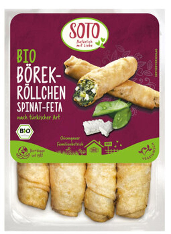 Produktfoto zu Soto Börek-Röllchen Spinat-Feta 4 Stück