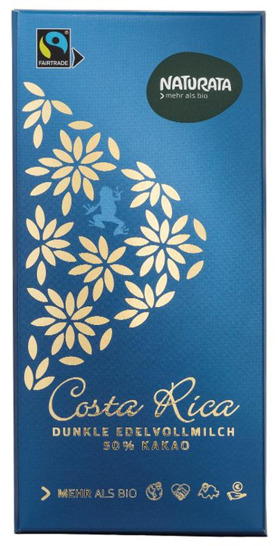 Produktfoto zu Edelvollmilchschokolade Costa Rica 50%